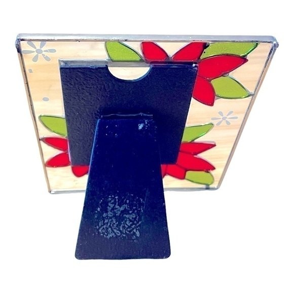 Set Of 2 Stained Glass Look, Picture Frames, Excellent Condition,Christmas Motif - Picture 5 of 7